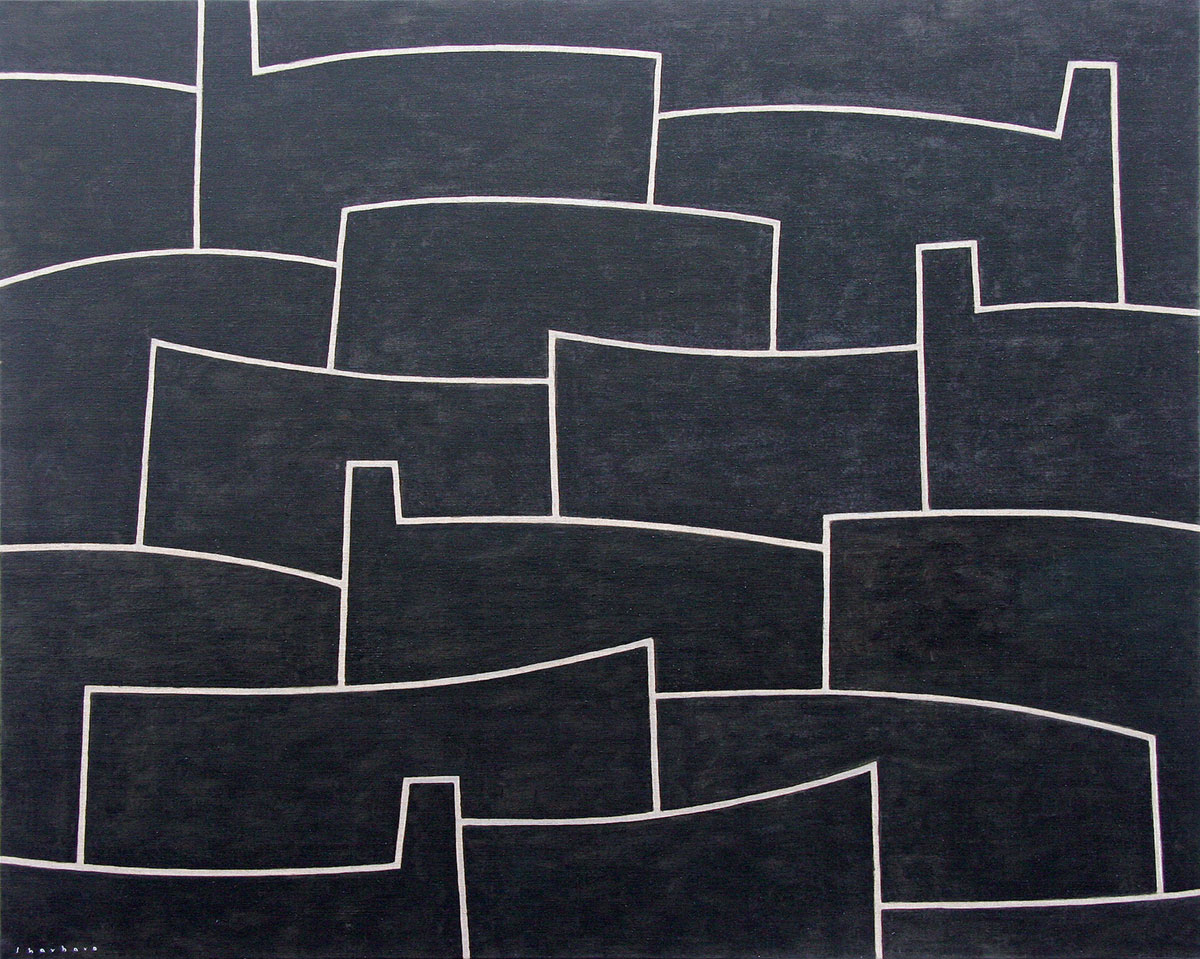 Estructura nocturna marinera - Óleo sobre tela (130 x 170 cm)