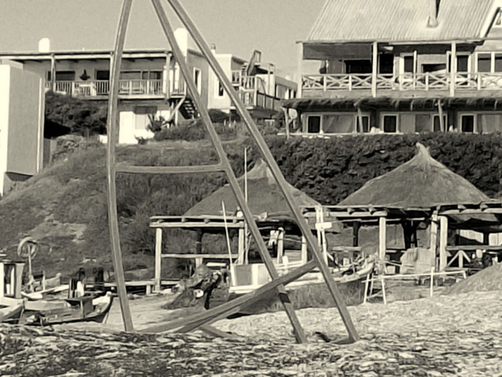 Proyecto para el puerto de pescadores, José-Ignacio (Uruguay) - Escultura, hierro forjado y soldado ( 10 m de alto)