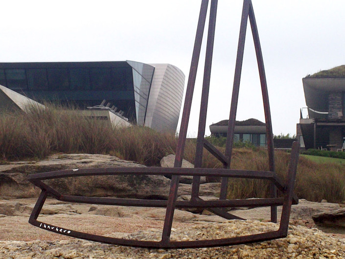 Proyecto para Hotel Vik (José-Ignacio, Uruguay) - Escultura, hierro forjado y soldado (12 m de alto)