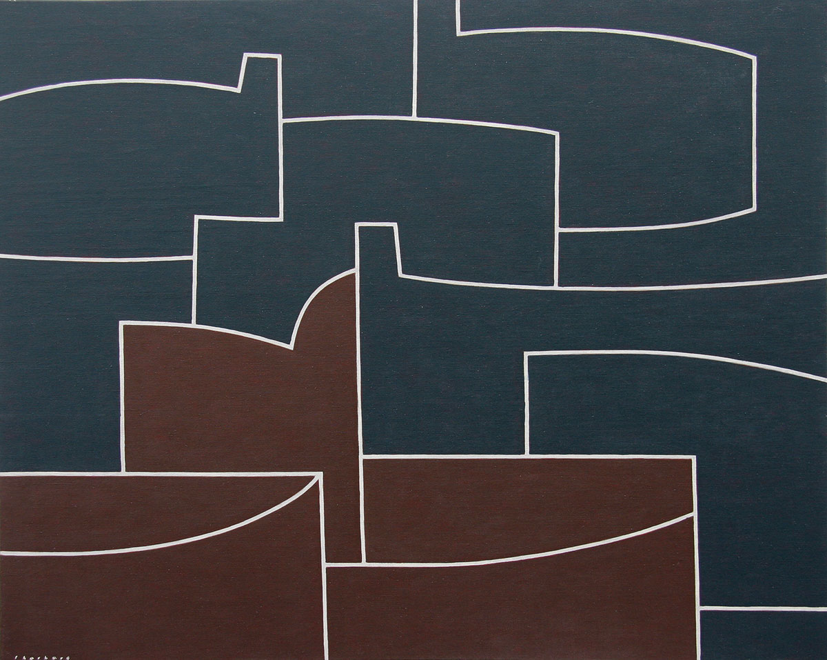 Estructura reflejada marinera - Óleo sobre tela (130 x 180 cm)