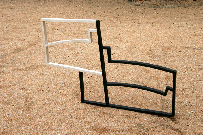Barcas aparejadas - Madera policromada (100 x 140 x 6 cm)