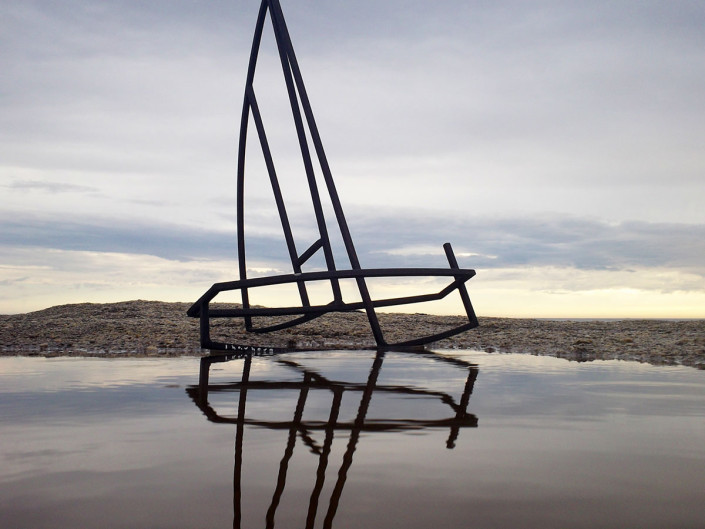 Proyecto para José-Ignacio (Uruguay)- Escultura, hierro forjado y soldado ( 9 m de alto)