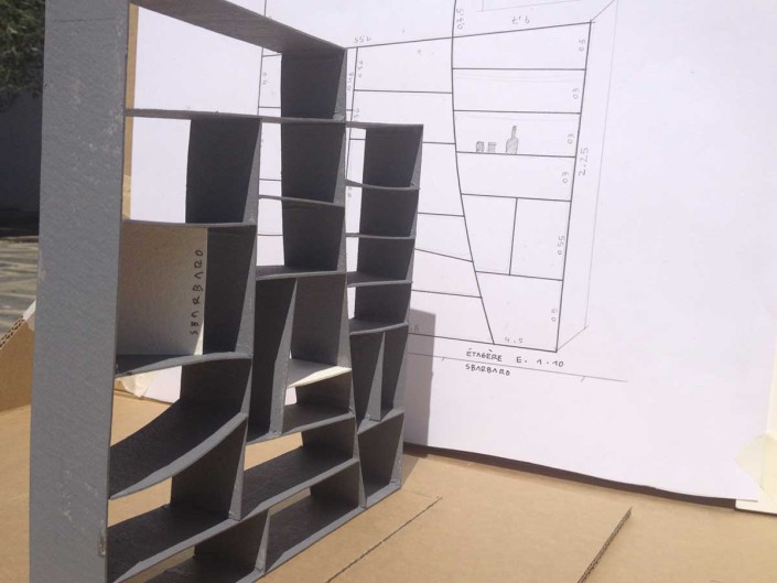 Estanterías-Proyecto para la Bodega de Sarat de Goundry – Hierro (3 x 4m)